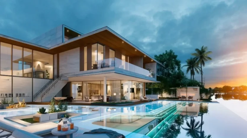 Villa with panoramic view